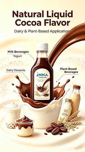 Natural Liquid Cocoa Flavor for Dairy & Plant‑Based Applications
